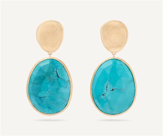 Boucles d'oreilles Marco Bicego Femme Lunaria in Or Turchese OB1404_TUM01 - OB1404_TUM01